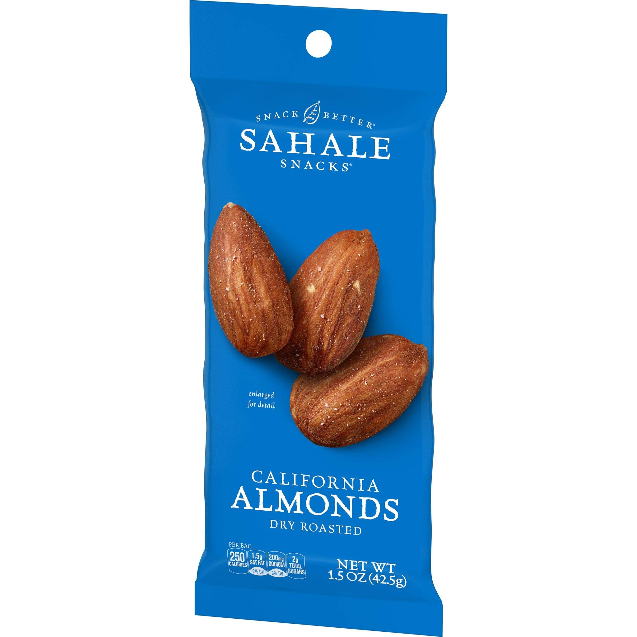 Sahale Snacks California Dry Roasted Almonds, 1.5 Ounces (Pack of 9)