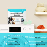 Washer Machine Cleaner Tablets-36Pack-18 Month Supply,Formulated for Pet Owners Washing Machine Cleaner,Compatible with HE,Easily pet hair remover