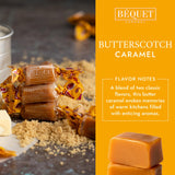 Béquet Caramel - Butterscotch Gourmet Candy - Candy Individually Wrapped - Made in Montana - Kosher (Star D) and Gluten Free - 24 Ounce Resealable