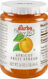 D’arbo All-Natural Apricot Fruit Spread, 16 oz (454g) | Crafted Tradition | Pure Fruit Flavor No Artificial Preservatives-Ensuring a Naturally Sweet