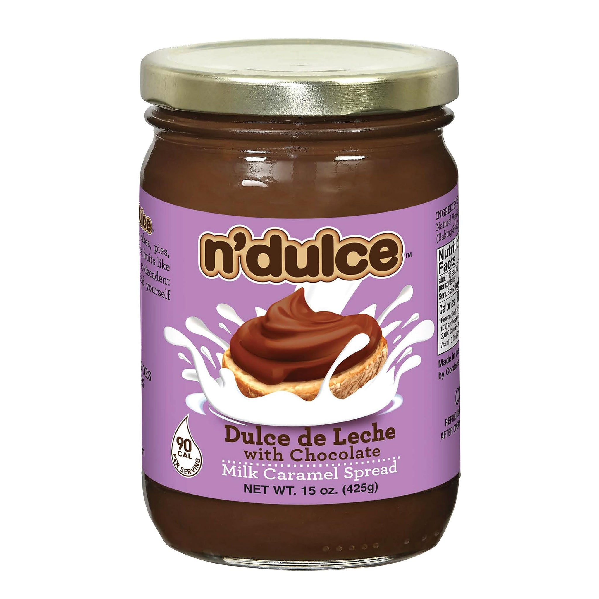 N’DULCE Dulce De Leche Spreadable and Chocolate | Milk Caramel Spread | Syrups For Coffee Drinks | Creamy and Rich Flavor | Gluten-free | Nut-free |