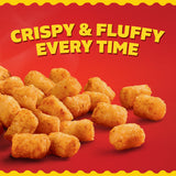 Ore-Ida Crispy Tater Tots Seasoned Shredded Frozen Potatoes, 1 Bag, for Easy Snacks and Dinner Sides, Gluten-Free, 32 oz