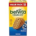 belVita Breakfast Bars Biscuits, Blueberry, Value Pack, 12 Packs (4 Biscuits Per Pack)