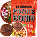 EZ Bombs Pozole Bomb Seasoning, Pack of 2 - Authentic Mexican Soup Mix for Traditional Pozole, Made with Real Chiles, Herbs & Spices for Quick
