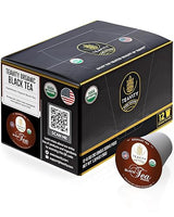 Teavity Organic Black Tea Pods - 12 Unsweetened Tea Pods for Keurig Kcup Brewers - Naturally Caffeinated, Hand-Picked from Sri Lanka, Sturdy