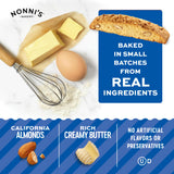 Nonni's Originali Classic Almond Biscotti Cookies - Individually Wrapped Italian Coffee Snack, Crunchy Twice-Baked, 80 Cal Each, 17.25 oz Carton