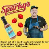 Habanero Hot Sauce for Spice Addicts with Sweet Jerk Caribbean Spices - Made in Australia - Gluten-Free, Vegan, Free from Artificial Flavors & Colors
