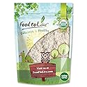 Food to Live Gluten Free Organic Amaranth Flour, 1 Pound - Non-GMO Whole Grain Flour, Vegan Fine Meal, Bulk Powder. High in Fiber, Protein. Great