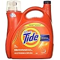 Tide Original 037000777335 High Efficiency Laundry Detergent 150 Oz / 4.43L Mega Value Size -110 Loads (2x Ultra Concentrated) More Power Per Drop