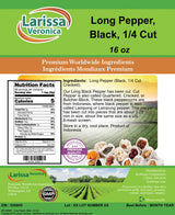 Long Pepper, Black, 1/4 Cut (16 oz, ZIN: 526805) - 3 Pack