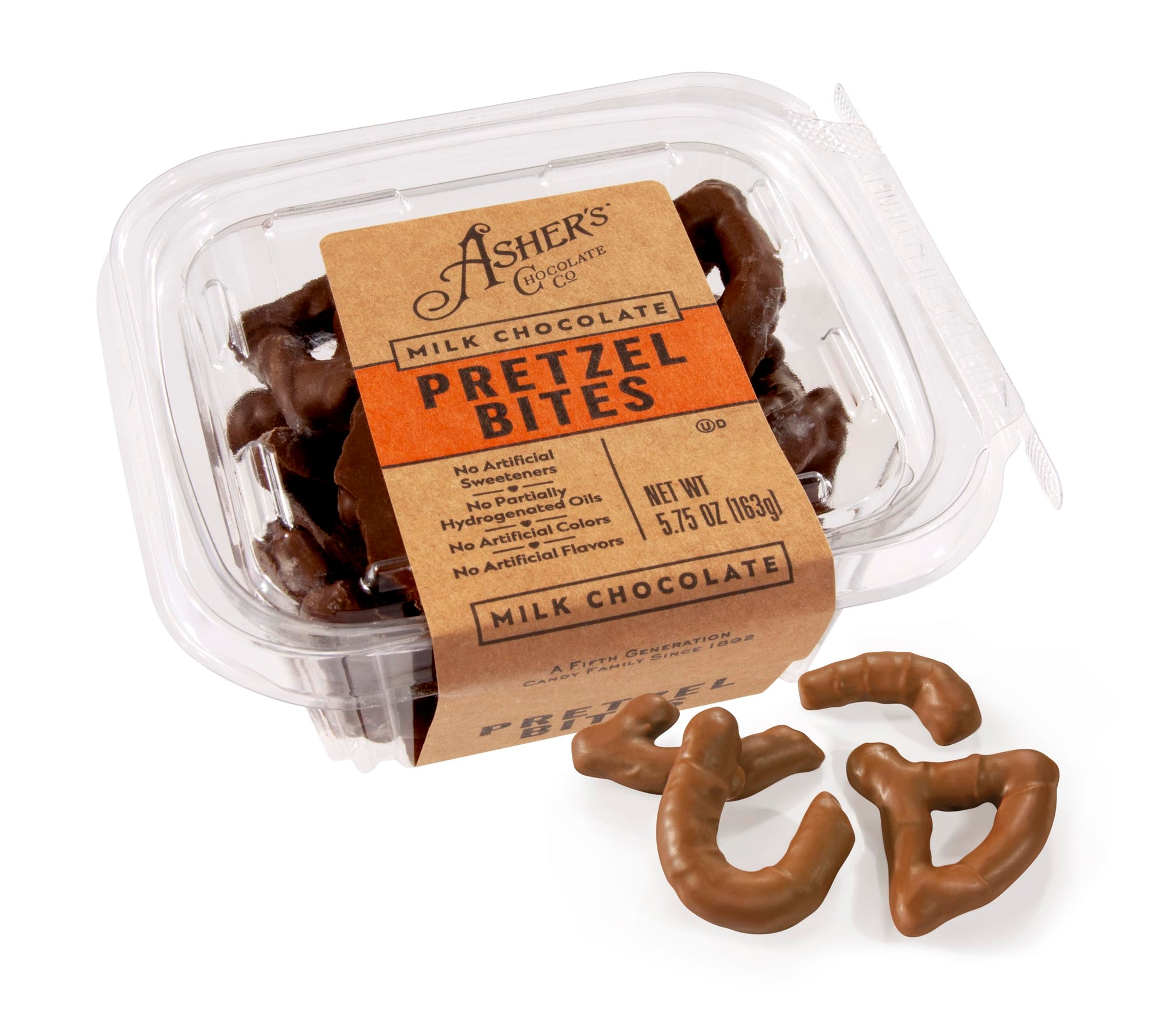 Asher's Chocolates, Chocolate Covered Pretzel Bites, Gourmet Sweet and Salty Candy, Small Batches of Kosher Chocolate, Family Owned Since 1892