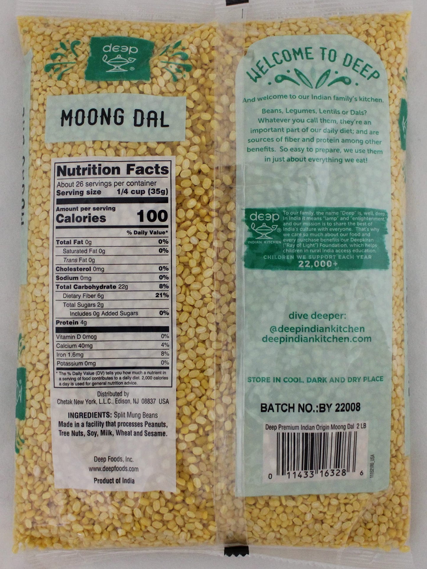 Moong Dal Premium Indian Origin (2lb)
