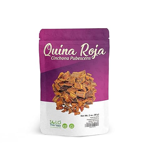 Quina Roja Cinchona Bark 100% Natural , Cinchona Pubescens , 2 oz , Quina Roja Natural , Resealable Bag , Quina Roja Tea , Quina Roja Te , Cinchona