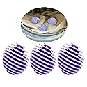 Mirrorever Laundry Balls Laundry Scrubbing Ball for Washer, Reusable Washing Machine Washer, Dryer Balls Agitator Ball for Washing Machine (3, Purple)