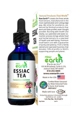 Raw Earth ESSIAC Tea Extract - 8 Organic Herbs & Sheep Sorrel Roots! - USA & EU Grown Herbs - Made in the USA - Patented Process - Raw & BioActive