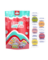 Queen City Candy Cave Bright Sunkiss Fruit Gems, Individually Wrapped Sugar Dusted Soft Gel Candy, Fruit Slice Flavored Jelly Gummies, 1 Pound