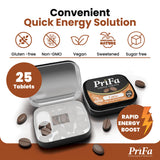 PriFa Sweet Latte Coffee Tablets - Water-Free Coffee, Instant Coffee On-The-Go, Sugar-Free, Pocket-Friendly, Portable Caffeine Boost - 15mg Caffeine