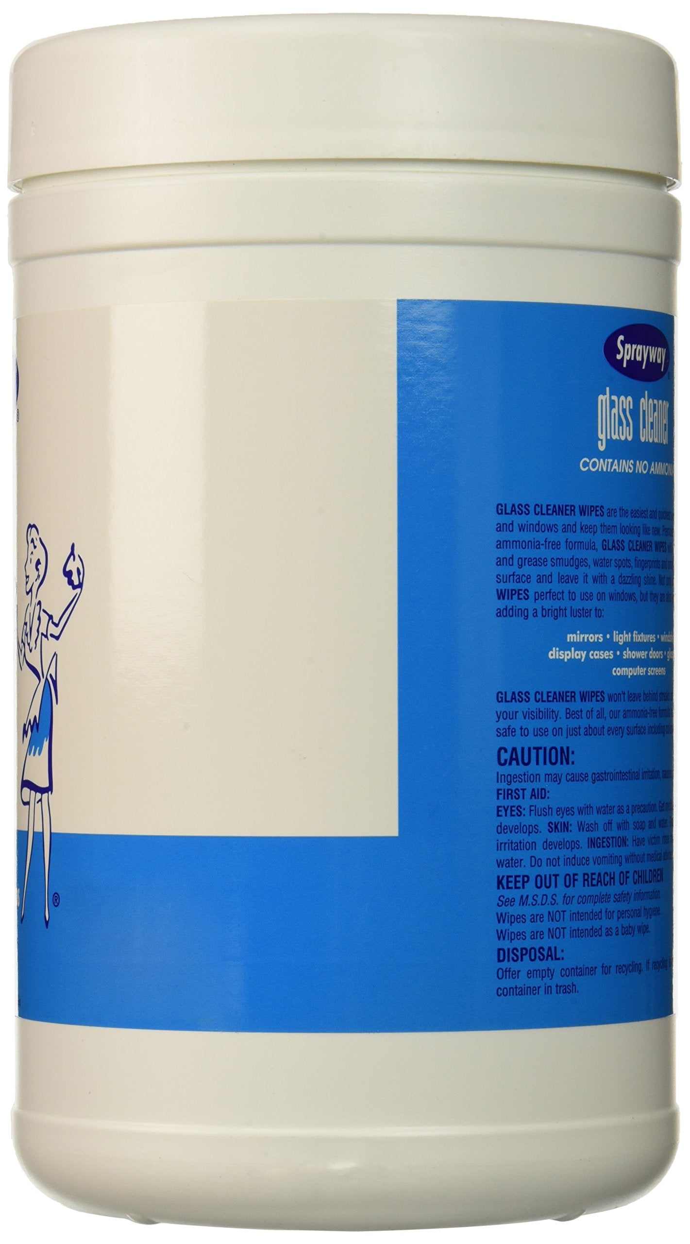 Glass Cleaner Wipes (10" x 12", 40 wipes)