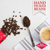 Red Diamond Whole Bean Coffee, Classic Blend, Medium Roast, Premium Arabica Whole Beans, Smooth & Rich Flavor, 11 Ounce Resealable Bag