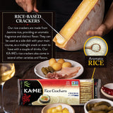 KA-ME Original Rice Crackers 3.5 oz, Authentic Asian Ingredients, Certified Gluten-Free, No Artificial Flavors/Colors, Non GMO - (2 Pack)