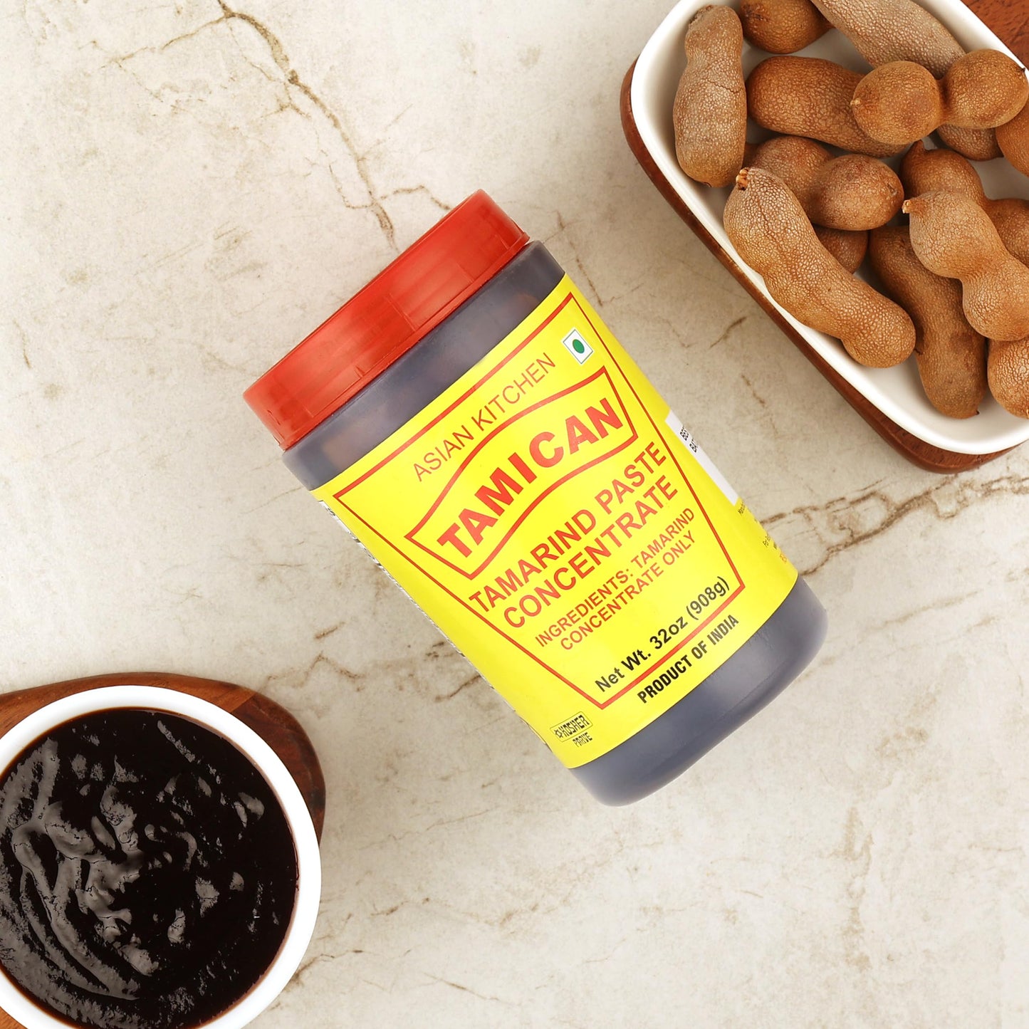 Asian Kitchen Tamarind Concentrate 32oz (2lbs ) 908g (Bulk Value Pack) ~ Gluten Free, No added sugar | All Natural | Vegan | NON-GMO | No Colors |