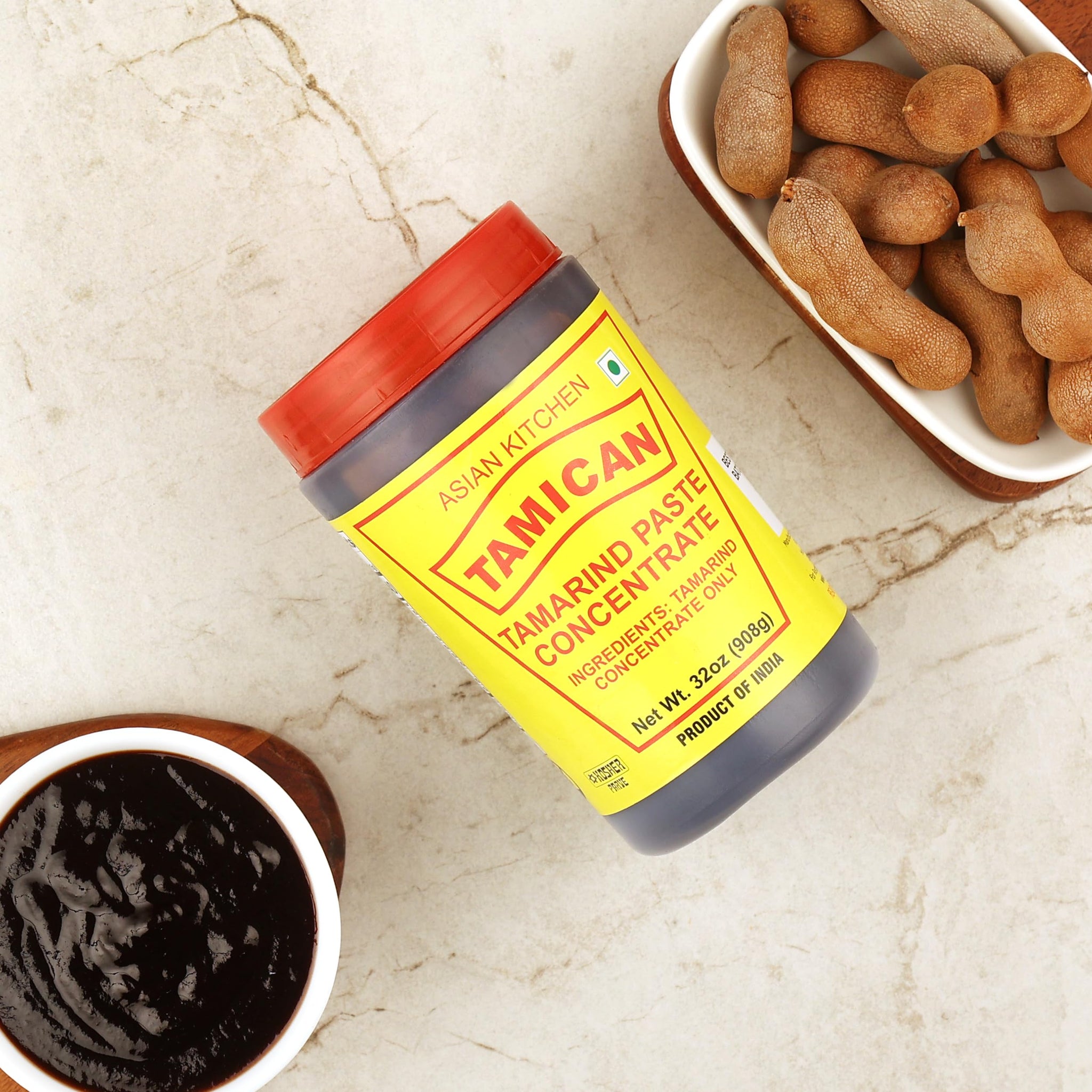 Asian Kitchen Tamarind Concentrate 32oz (2lbs ) 908g (Bulk Value Pack) ~ Gluten Free, No added sugar | All Natural | Vegan | NON-GMO | No Colors |