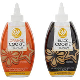 Wilton Black and Orange Cookie Icing Set, 2-Piece