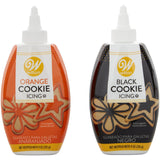Wilton Black and Orange Cookie Icing Set, 2-Piece
