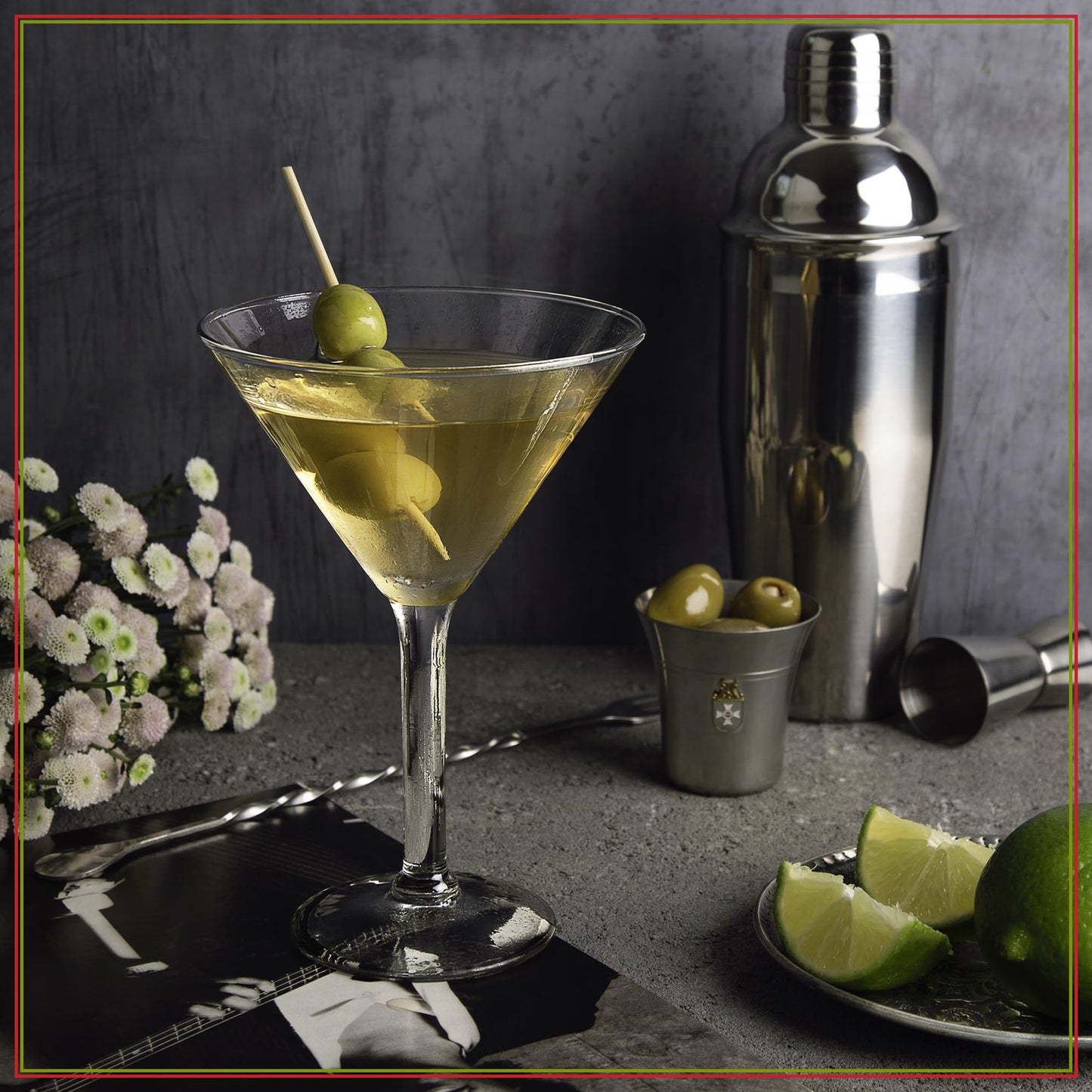 Santa Barbara Olive Co. Dirty Martini Mix - Elevate your cocktails with real olive brine! Premium and all-natural. 6pk, 375mL each