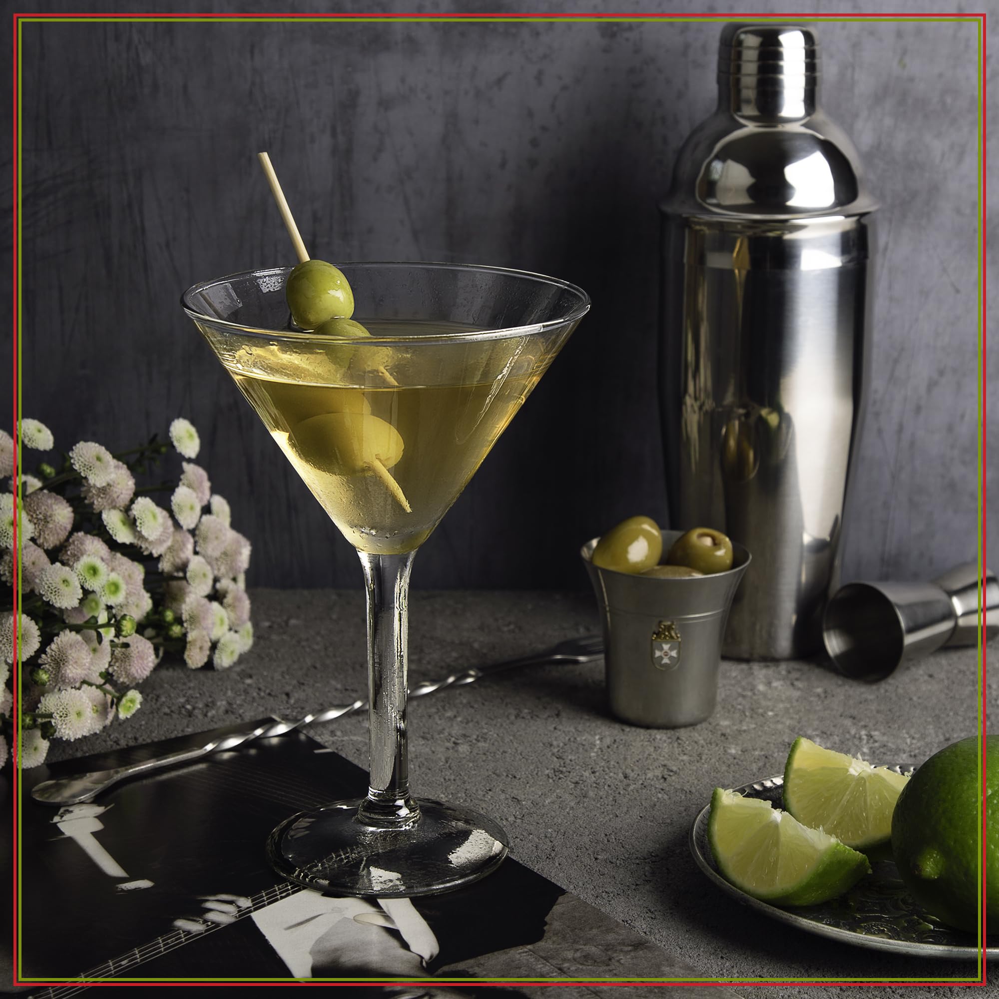 Santa Barbara Olive Co. Dirty Martini Mix - Elevate your cocktails with real olive brine! Premium and all-natural. 6pk, 375mL each