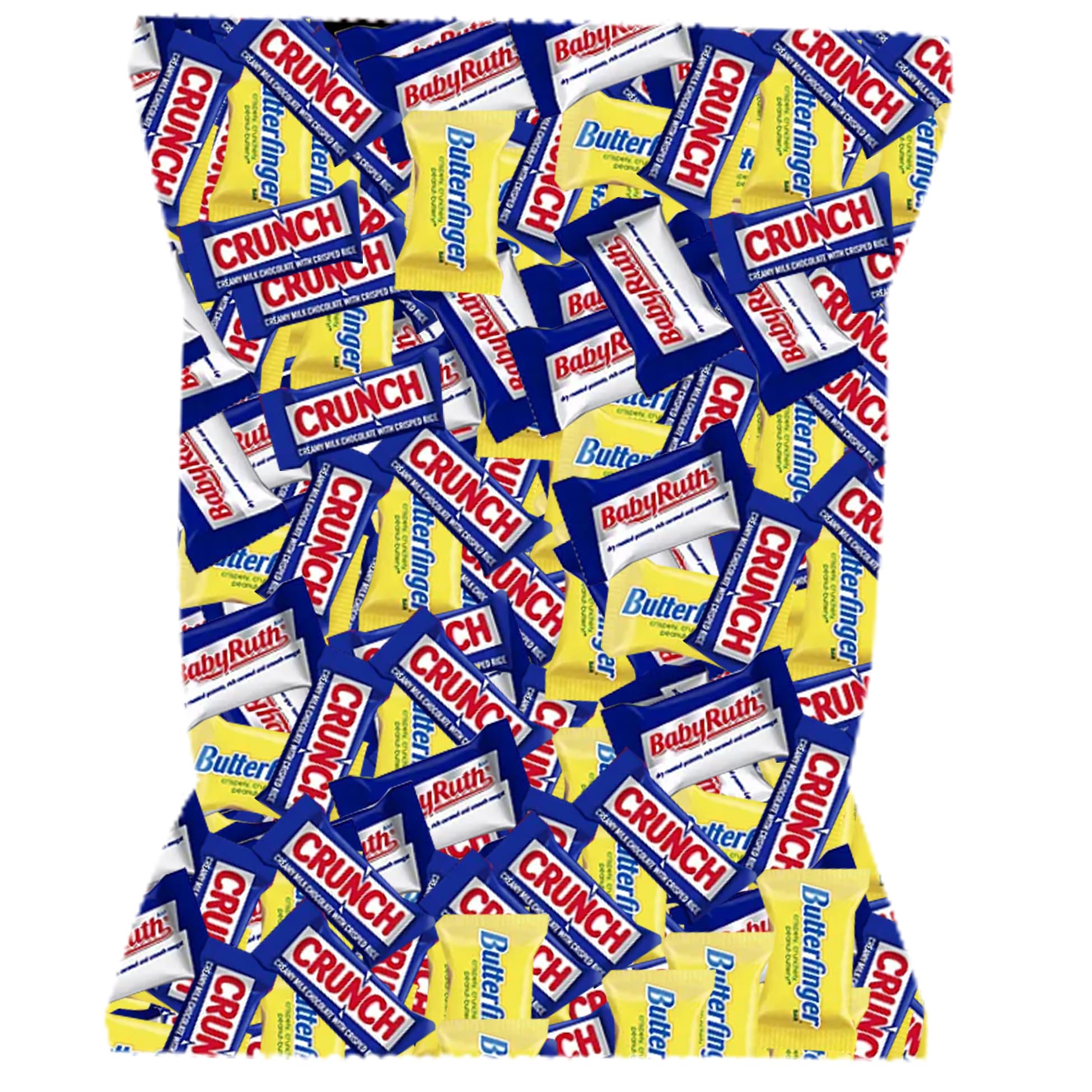BeeQ Bag (100 ct.) Assorted Chocolate Candy Variety Pack - Bulk Halloween Candy Variety Pack - Fun Size Chocolate Candy Bars