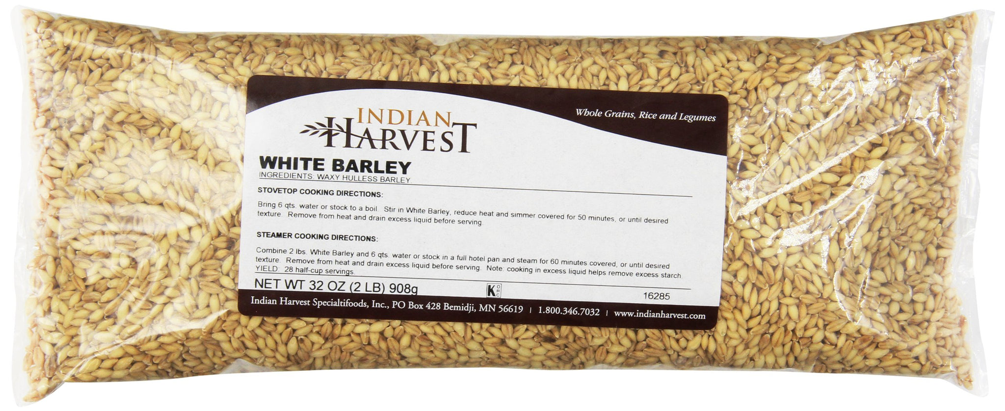 InHarvest White Barley, 2 Pound