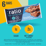 ratio Ratio Soft Baked Bars, Chocolate Chunk Cookie, 1g Sugar, Ket, 32.04 OZ