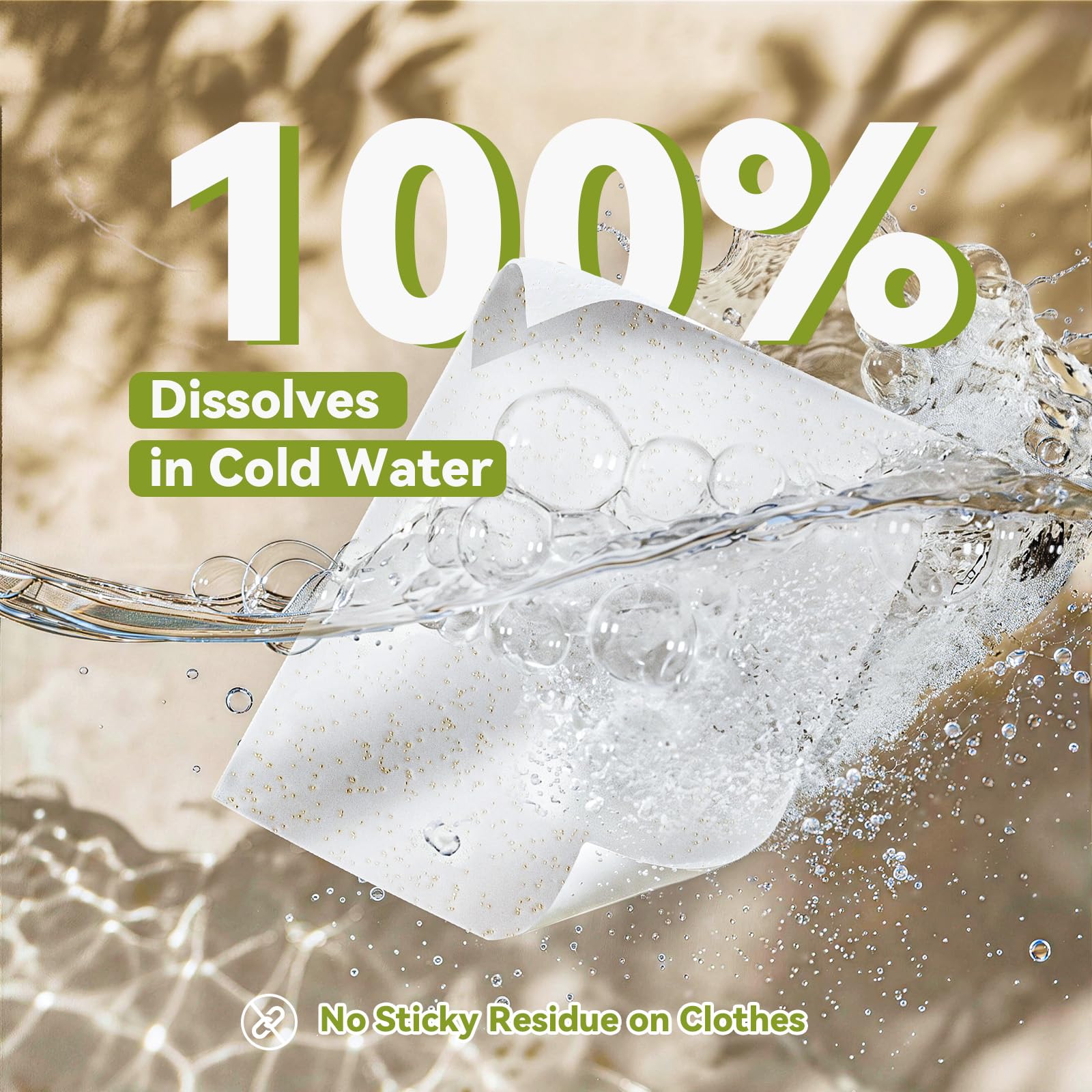 Laundry Detergent Sheets 80 Loads Stain-Fighting Enzymes - Plant Powered Fragrance Microcapsules Eco-Friendly Laundry Soap Sheets - Home or Travel