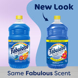 Fabuloso Multi-Purpose Cleaner and Floor Cleaner, 2X Concentrated Formula, Long-Lasting Freshness, Spring Fresh Scent, 56 oz