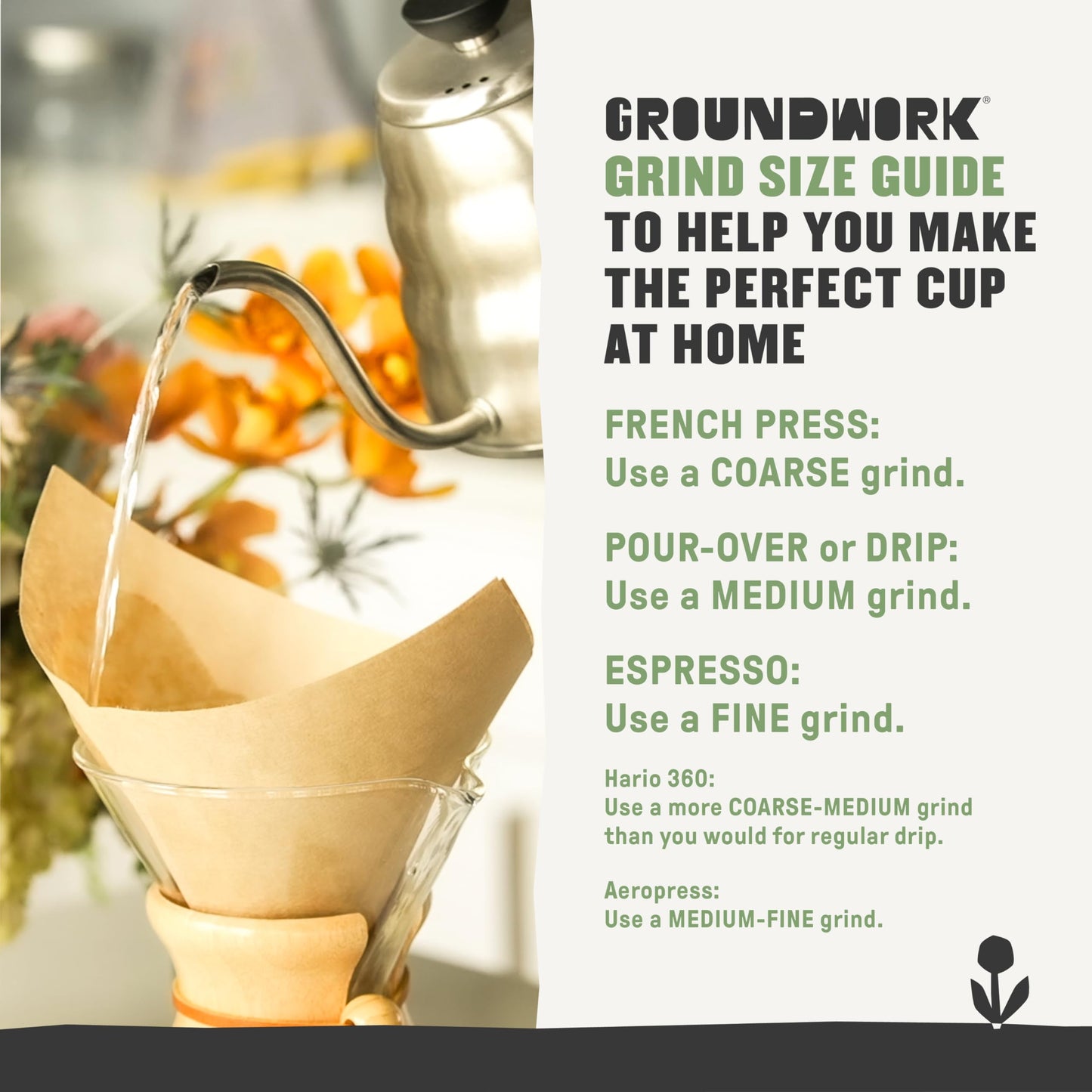 GROUNDWORK COFFEE CO Organic Sumatra Whole Bean Coffee, 12 OZ
