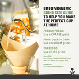 GROUNDWORK COFFEE CO Organic Sumatra Whole Bean Coffee, 12 OZ