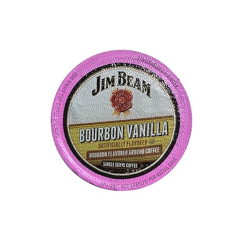 Jim Beam Bourbon Vanilla, 18 Count (Pack of 4)