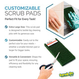 The Tile Doctor Multipurpose Scrub Pad Set - Ideal for Bathroom, Kitchen & Floor Cleaning - Non-Scratch Dish Sponge & Shower Scrubber - Perfect