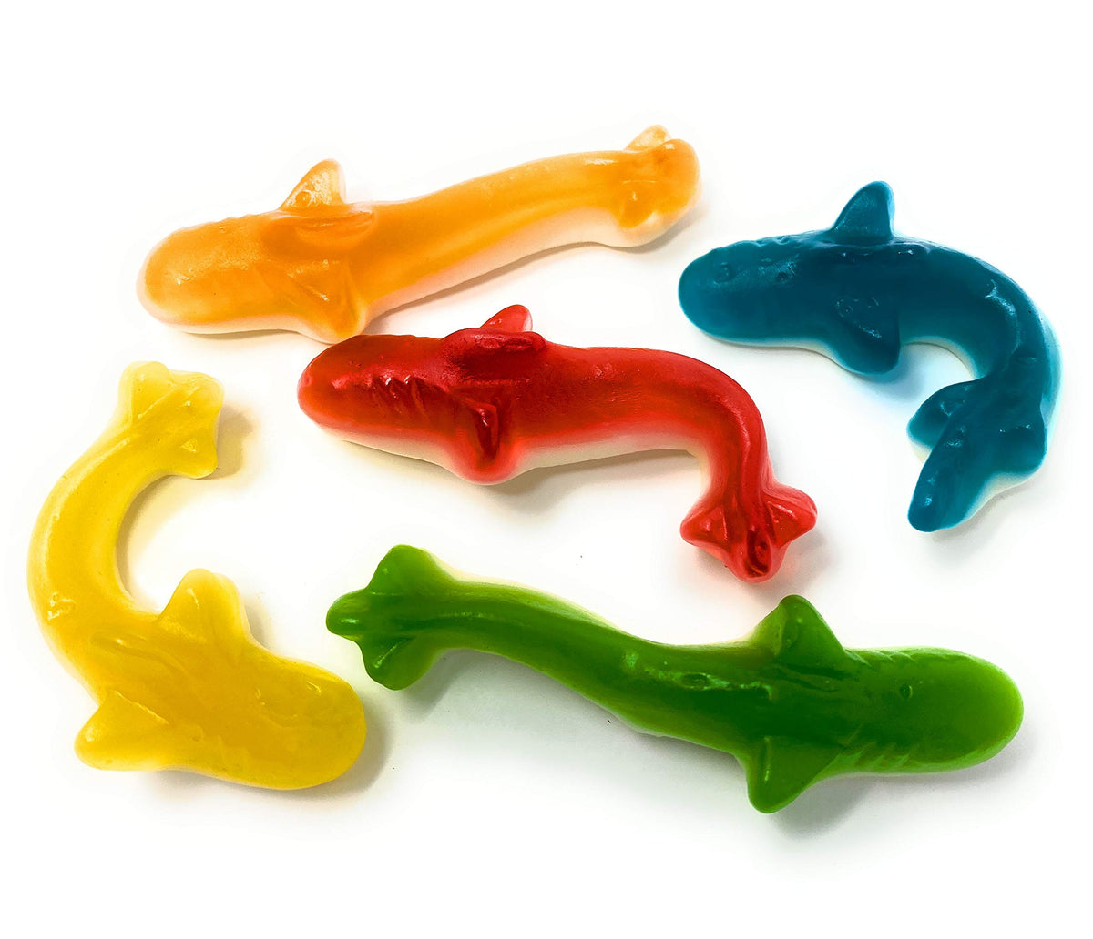Dulcefina chocolate and Sweets, Shark Gummy (Assort colors) (2.200 Lbs)