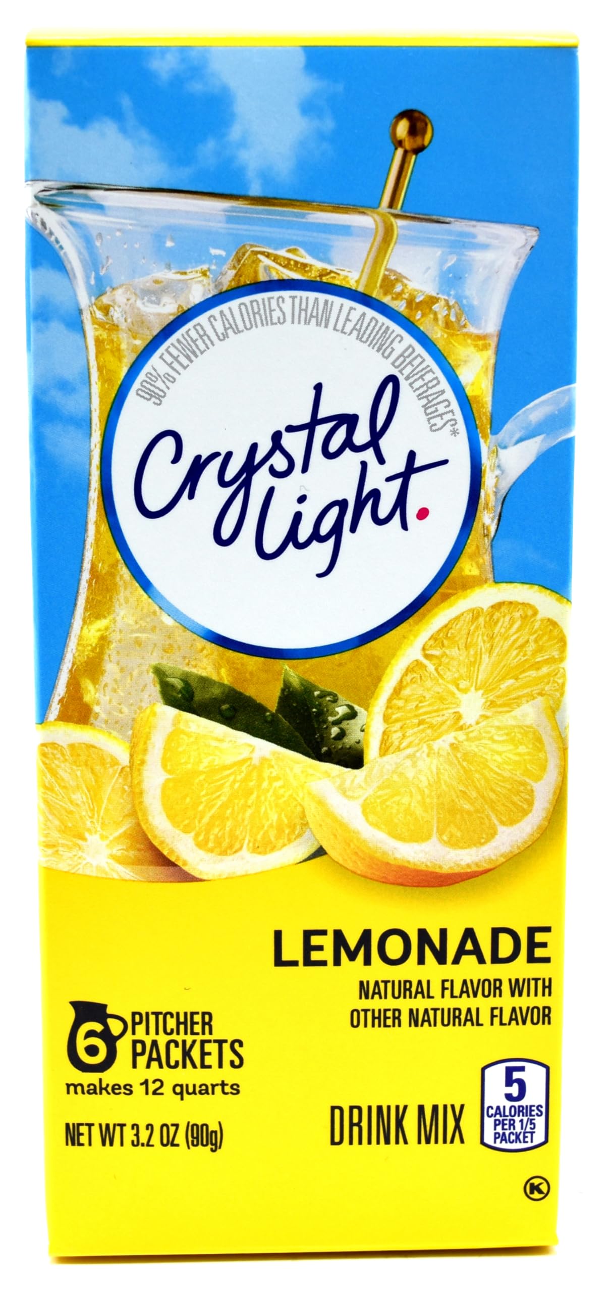 Crystal Light Lemonade Drink Mix, 12-Quart Box (Pack of 18)