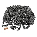 Black Foil Wrapped Caramels Candy (198 Individually Wrapped Candies - 2 lbs) Candy Buffets,Parties, Weddings, Graduation and Halloween