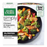 Healthy Choice Simply Steamers Chicken & Vegetable Stir Fry, Frozen Meal, 9.25 oz.