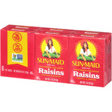 Sun-Maid Raisins Seedless, On-The-Go Snacks, 1 OZ, 6 CT, Pack of 3, (18 Total Packs)