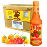 D'ELidas Habanero Hot Sauce, Natural Habanero Pepper Hot Sauce, Chombo Picante Sauce #1 in Panama, Non-GMO, Keto Friendly Food Habanero Sauce, 10 Fl