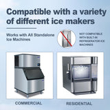 Maebho Ice Machine Cleaner Maker Descaler - 24 Unscented Clean Tablets Compatible with Opal, Kitchenaid, GE Profile,Nickel Safe Scale Remover