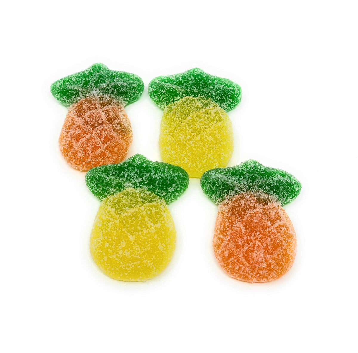 Dulcefina chocolate and Sweets, Sour Pineapples Gummy (2.200 Lbs)