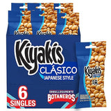Kiyakis Clasico 6 pc / 2.75 oz Box, Original Flavored Crunchy Coated Peanuts Japanese Style
