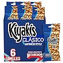 Kiyakis Clasico 6 pc / 2.75 oz Box, Original Flavored Crunchy Coated Peanuts Japanese Style