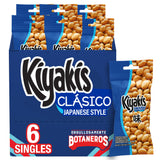 Kiyakis Clasico 6 pc / 2.75 oz Box, Original Flavored Crunchy Coated Peanuts Japanese Style